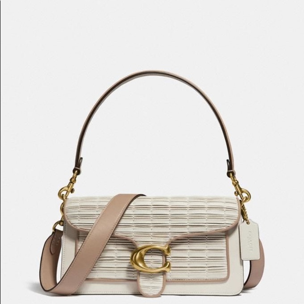 New COACH TABBY SHOULDER BAG 26 WITH PLEATING
